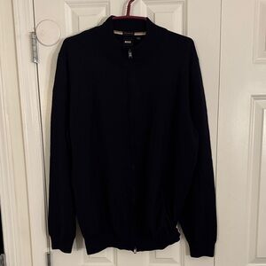 NWOT Mens Boss Zip-Up Sweater/cardigan